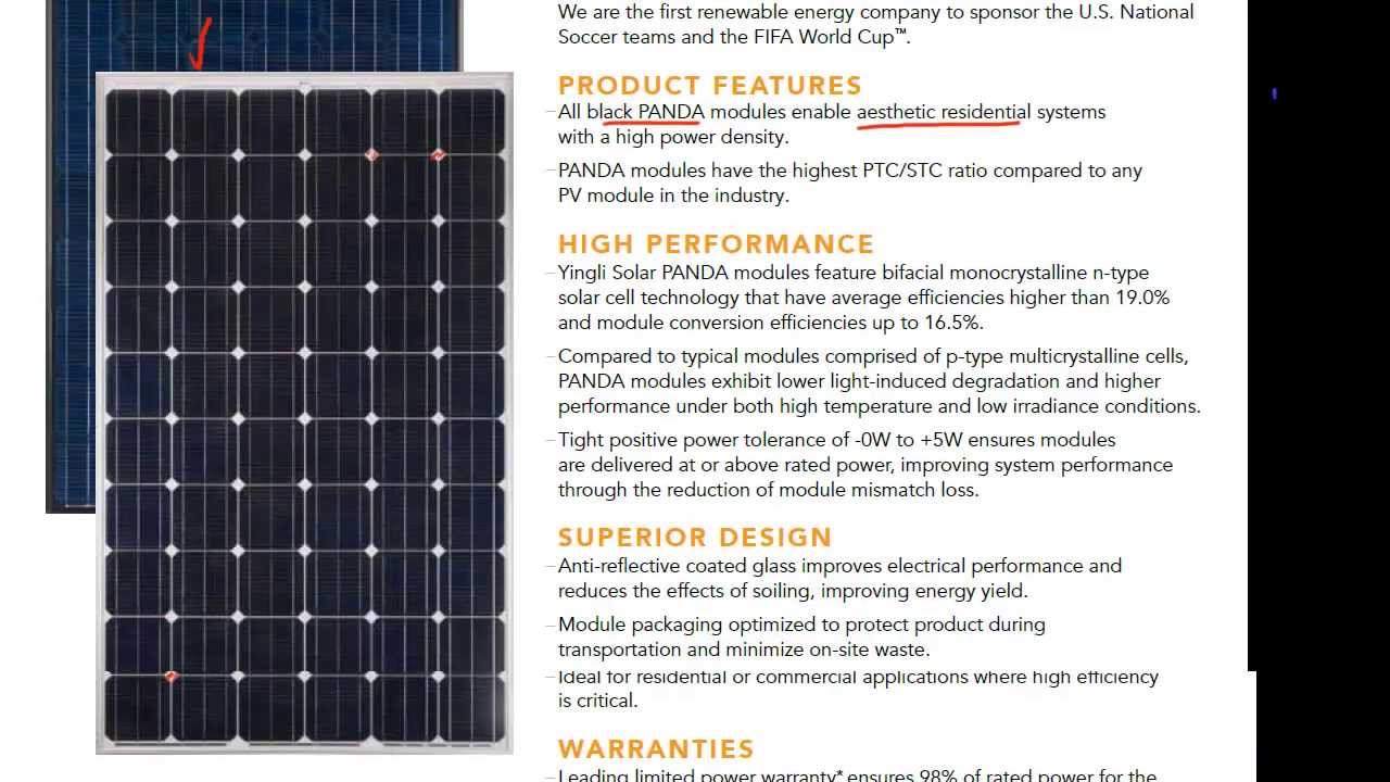 How to Read Solar Panel Specifications