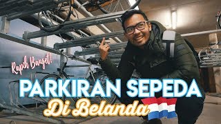 BEGINILAH PENAMPAKAN PARKIRAN SEPEDA DI BELANDA! | REZZVLOG
