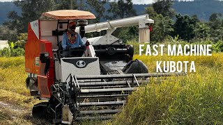 FAST  RICE THRESHING  MACHINE.