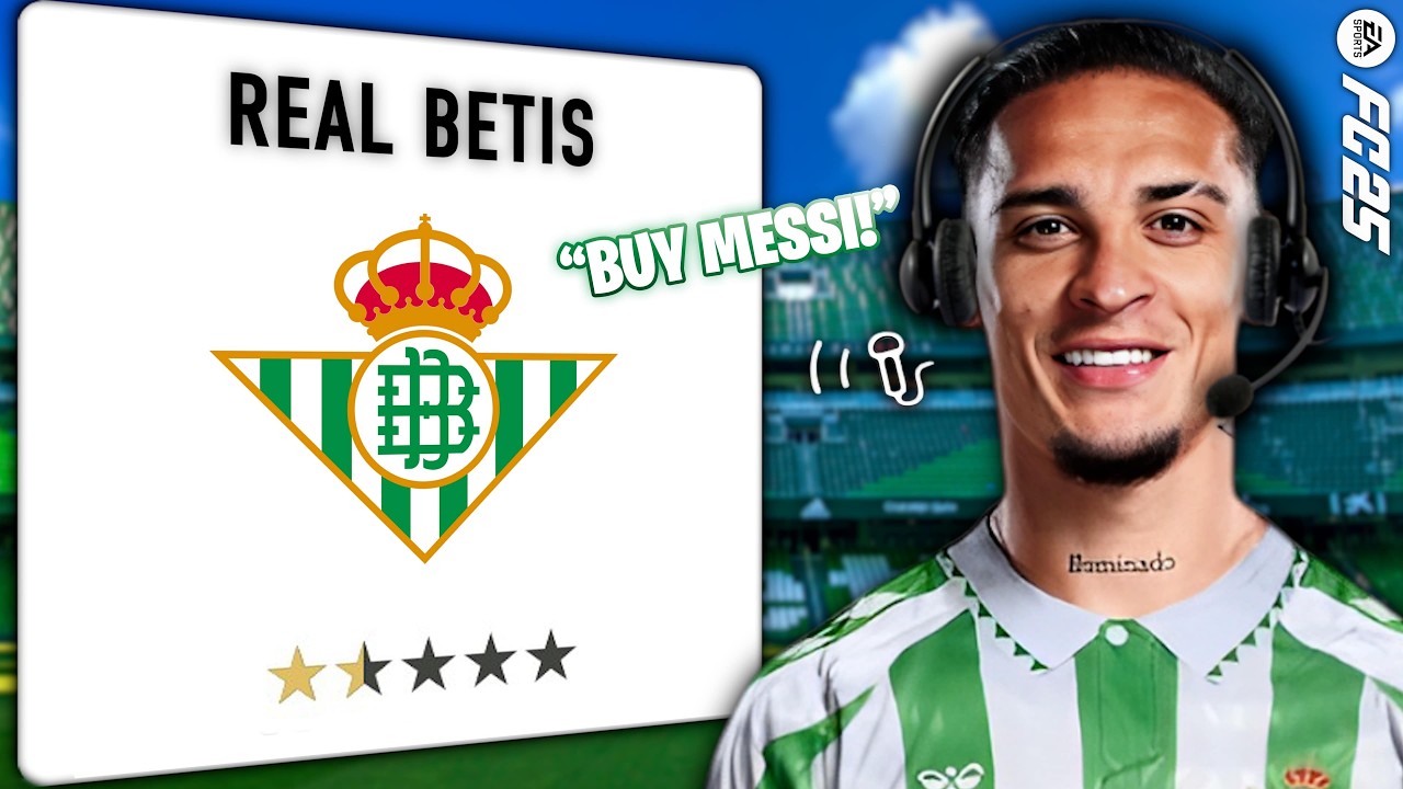 I Collabed With Antony to Rebuild Betis!