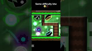Same difficulty btw😭🤞 #geometrydash #shorts