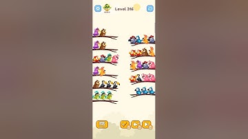 Bird Sort Colour GAMEPLAY LEVEL 316🔥Subscribe Channel@8-Bit games🔥