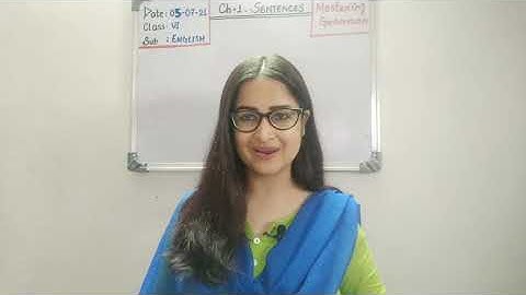 CLASS VI ENGLISH 05-07-2021 by Ms. SHWETA SHUKLA