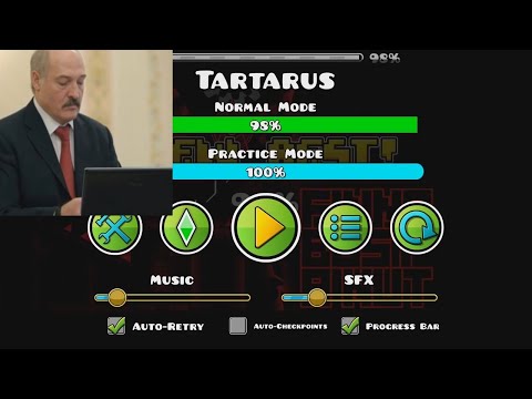 Лукашенко проходит Tartarus | Geometry Dash
