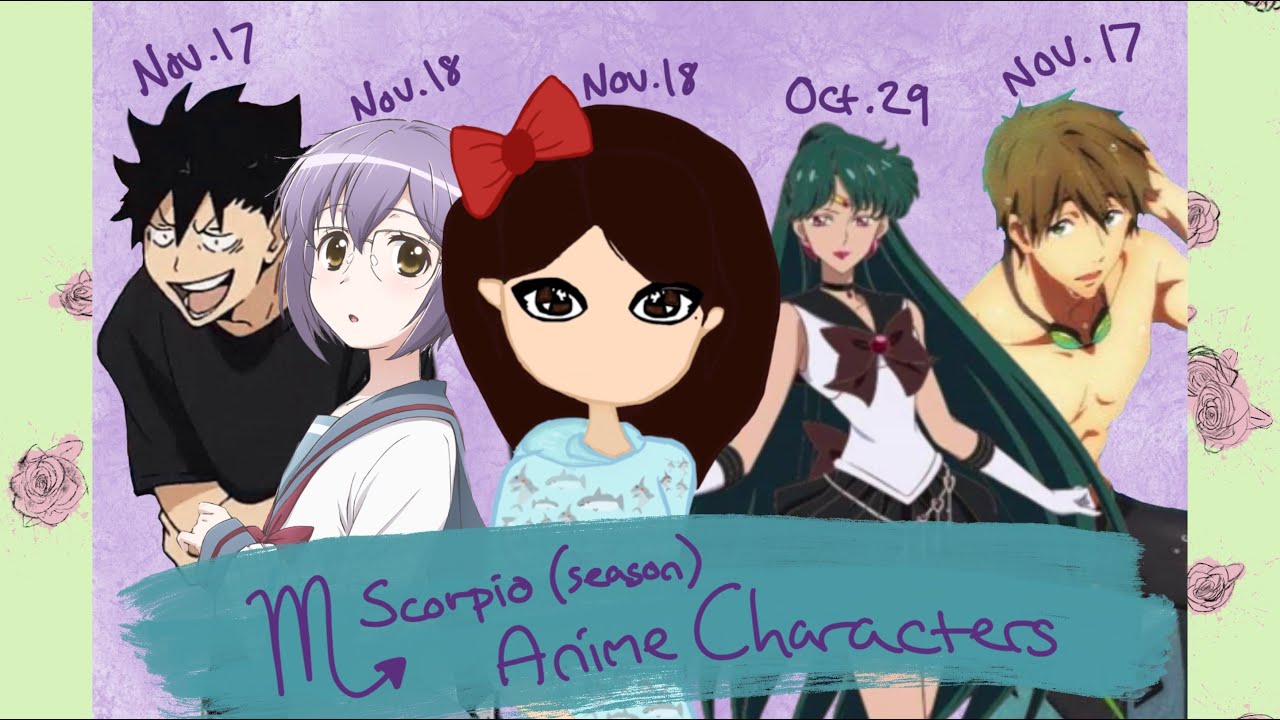Top Scorpio Anime Characters Astrology Sign  Anime Anime characters  Anime zodiac