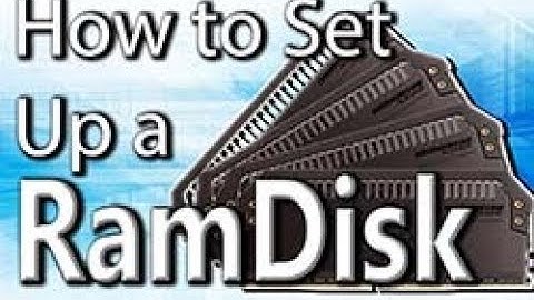 How to set up a RamDisk in Windows 7/8/10 - Tech Tip #1 [Tech Mojo]