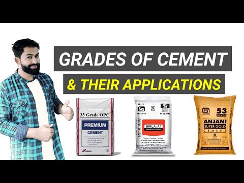 Video: M500-cementas: rūšys ir taikymo sritis