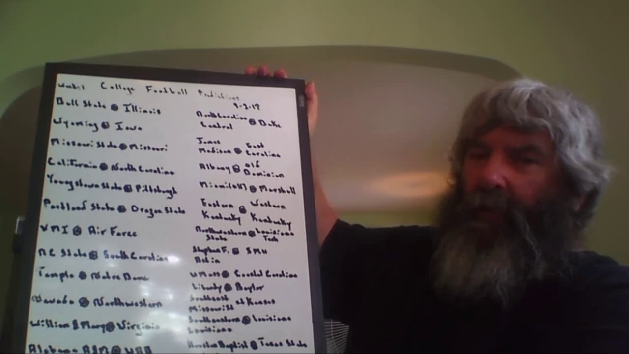 College Football Predictions Week 1 9 2 17 Pt 1 YouTube college-football-predictions-week-1-9-2-17-pt-1-youtube