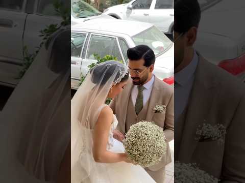 وقتی عروس از ارایشگاه میاد بیرون چه لباس قشنگی دارههه