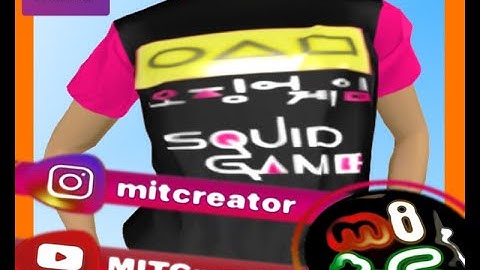 📣 Squid Game T-Shirt  (F) ... on #IMVU !! 👚