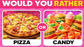 Would You Rather...? 🍩🍬 Real Food vs Candy | 2026 Challenge 🔥