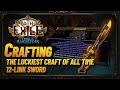 Path of exile 322  crafting a 12 link sword