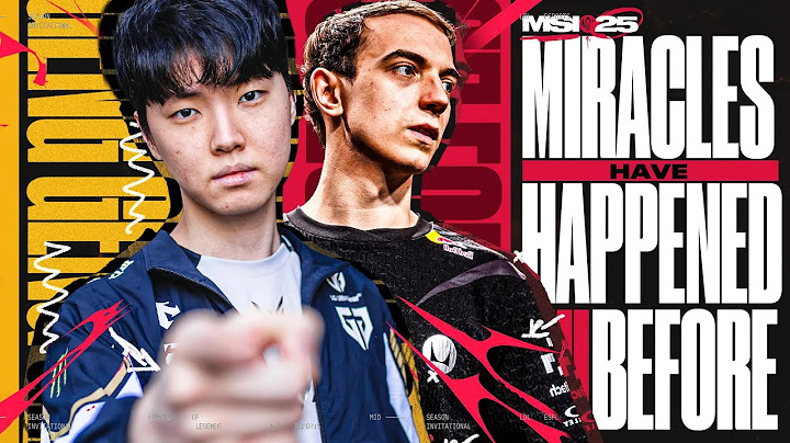 GENG VERSUS G2 - EU AND LCK COLLIDE IN THE MSI 2025 GROUPSTAGE