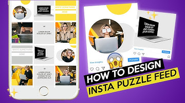 How to design an INSTAGRAM PUZZLE FEED in 6 Steps Photoshop Tutorial 2020