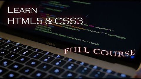 HTML Tutorial for Beginners, HTML Crash Course ,CSS3 Tutorial For Beginners Part 1/3