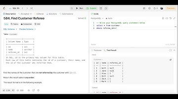 LeetCode SQL 584: Find Customer Referee | Step-by-Step Solution