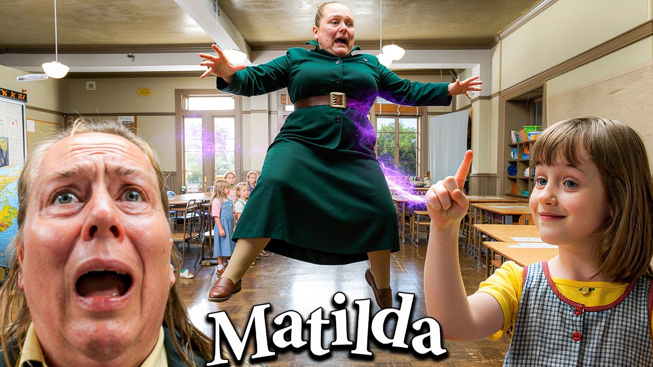 Matilda Ne Apne Jaadu Se Miss Trunchbull Ko Karayi Hawa Ki Sair | Blockbuster Movie Scene |