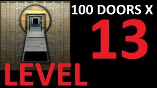 100 DOORS X Level 13 Door 13 Walkthrough Solution