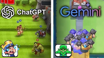 Which AI can generate Clash Royale from scratch?
