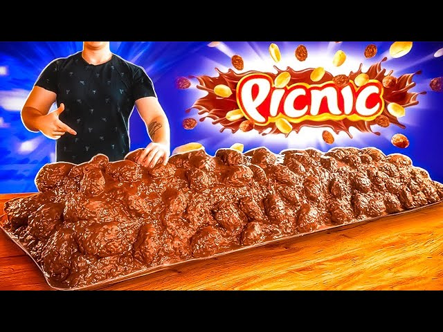Giant 440-Pound Picnic Bar | How to Make The World’s Largest DIY Picnic Bar by VANZAI class=