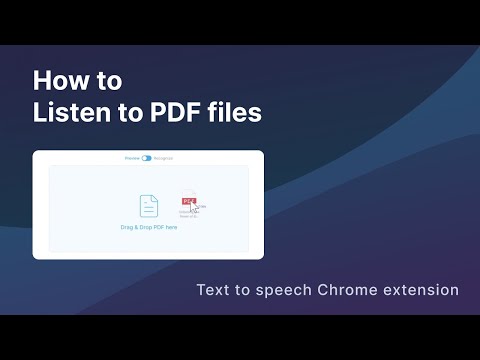 ???? How to listen to PDF file with ReadVox text to speech extension