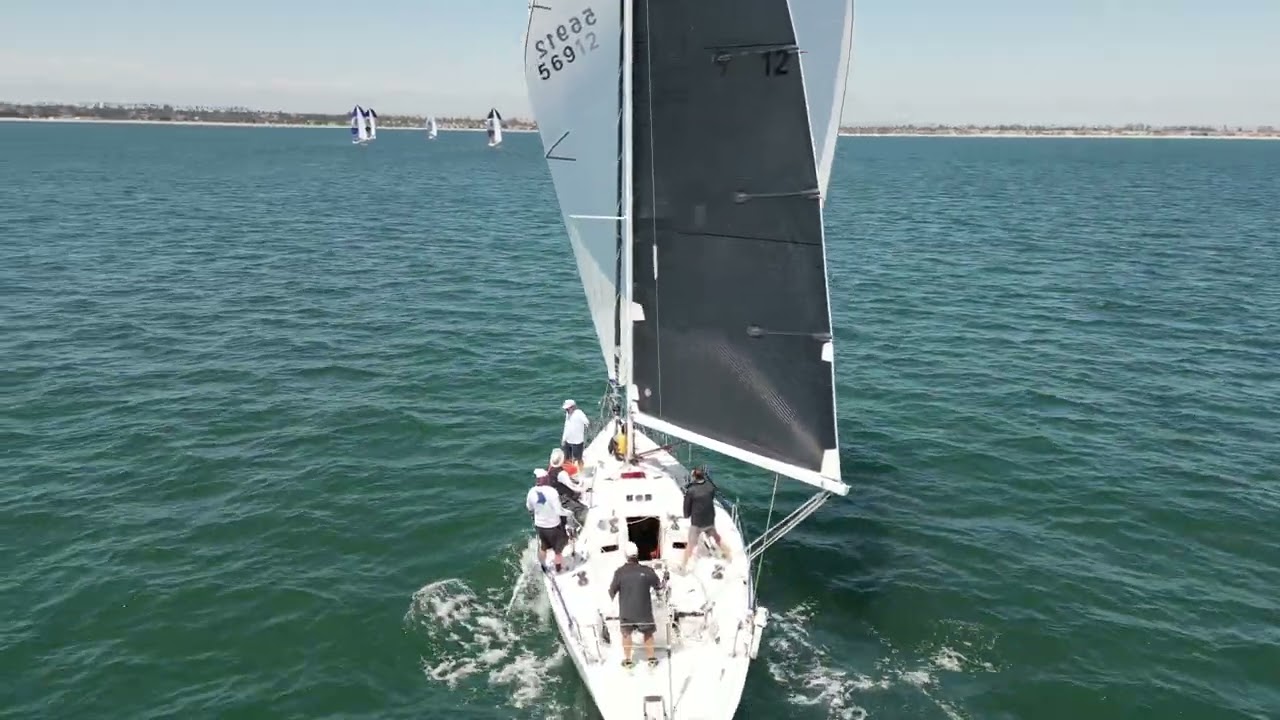2023 LBRW   Day 2 Saturday   Race 4   PHRF B downwind pt 2