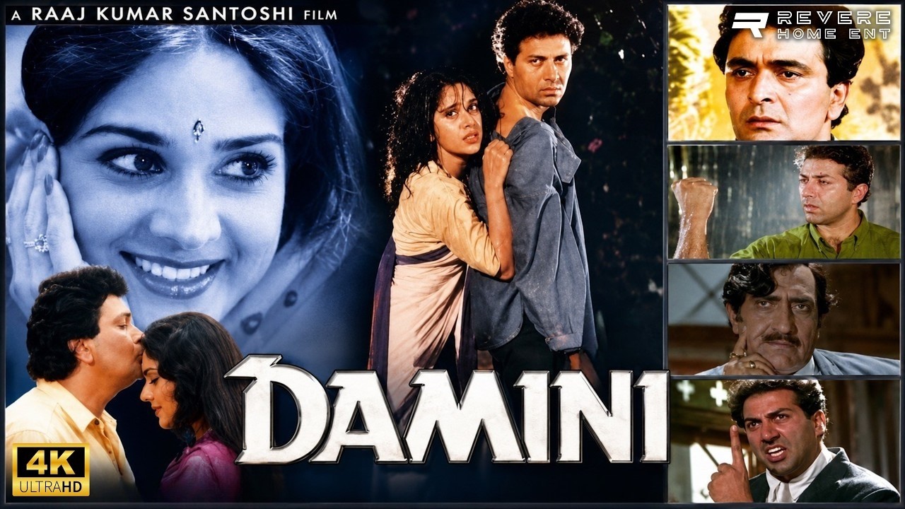 Damini (1993) Full Movie | Meenakshi Seshadri | Sunny Deol | Rishi Kapoor | Courtroom Drama | HD
