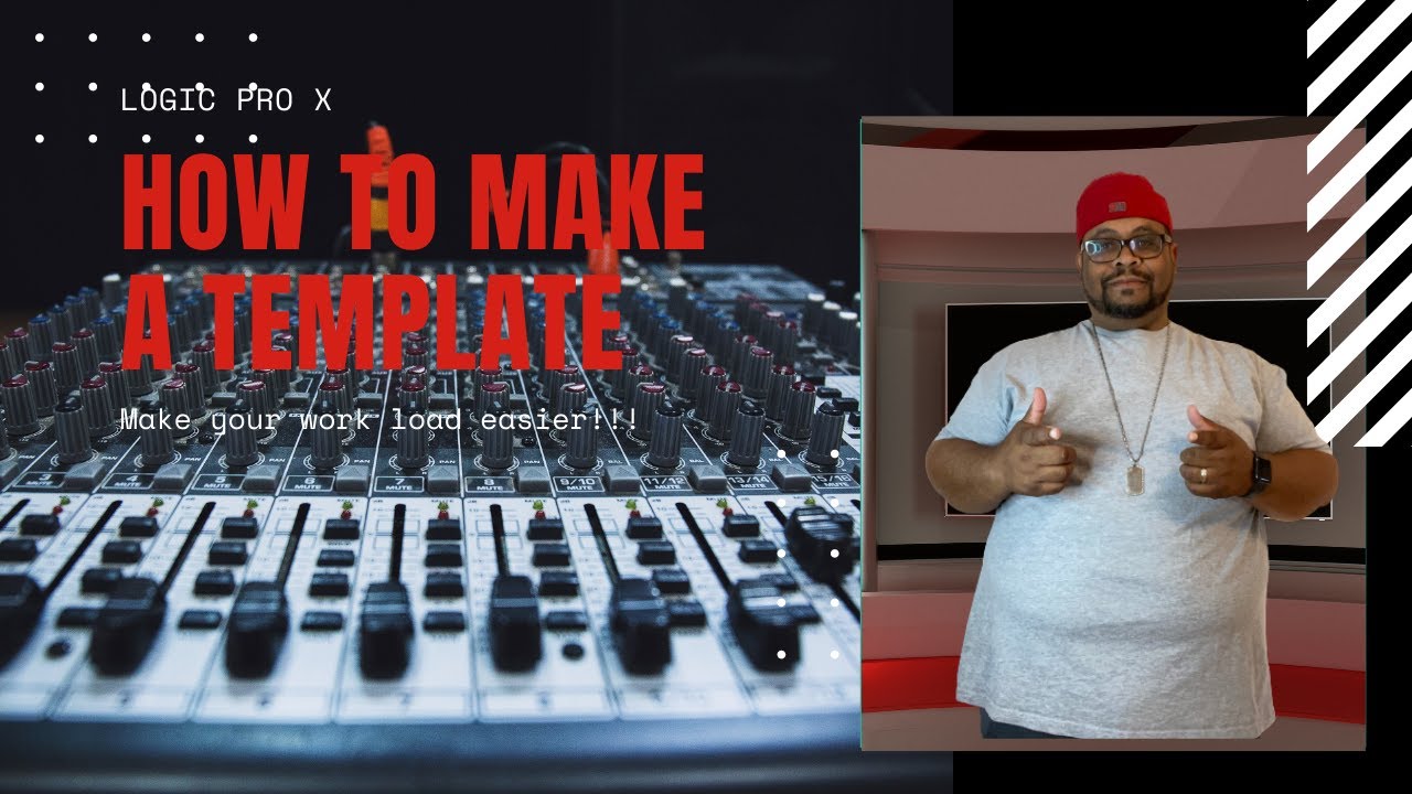 Logic Pro X How to make a template Tutorial - YouTube