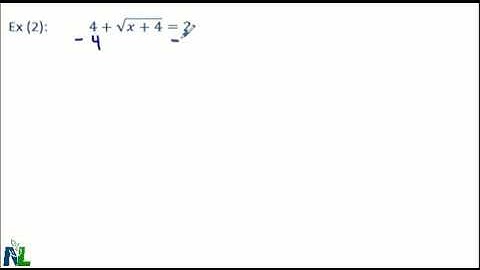 Solving Radical Equations Part 2