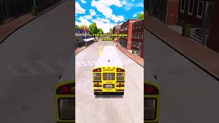 Crazy School Bus Driver 😅 #shorts screenshot 3