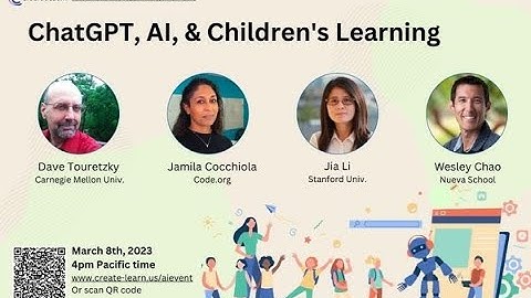 How ChatGPT and AI are Changing Children’s Learning and Their Future  - Event Recording