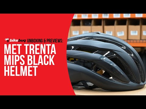 MET Trenta MIPS Road Helmet Black/Matte Glossy | Bikebug - video from Bikebug