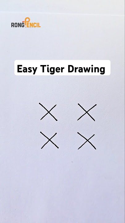 How to draw tiger | Easy tiger drawing | Tiger drawing easy | #tiger #drawingforkids