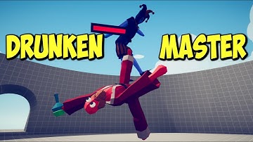 VETERAN FIGHTER! DRUNKEN MASTER vs EVERY FACTION 1v1 #1 - Totally Accurate Battle Simulator TABS