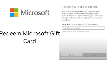 Hoe wissel ik een Microsoft-cadeaubon in? Wissel een Microsoft-cadeaubon en code in op de Microso...