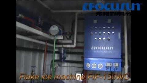 Focusun all-in-one refrigeration system Flake Ice Maker FIF-150WC