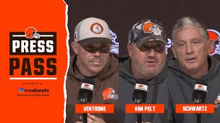 Bubba Ventrone, Alex Van Pelt & Jim Schwartz Press Conference | January 4, 2024
