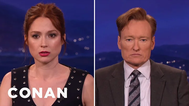 Ellie Kemper & Conan Compare Resting Bitch Faces |...