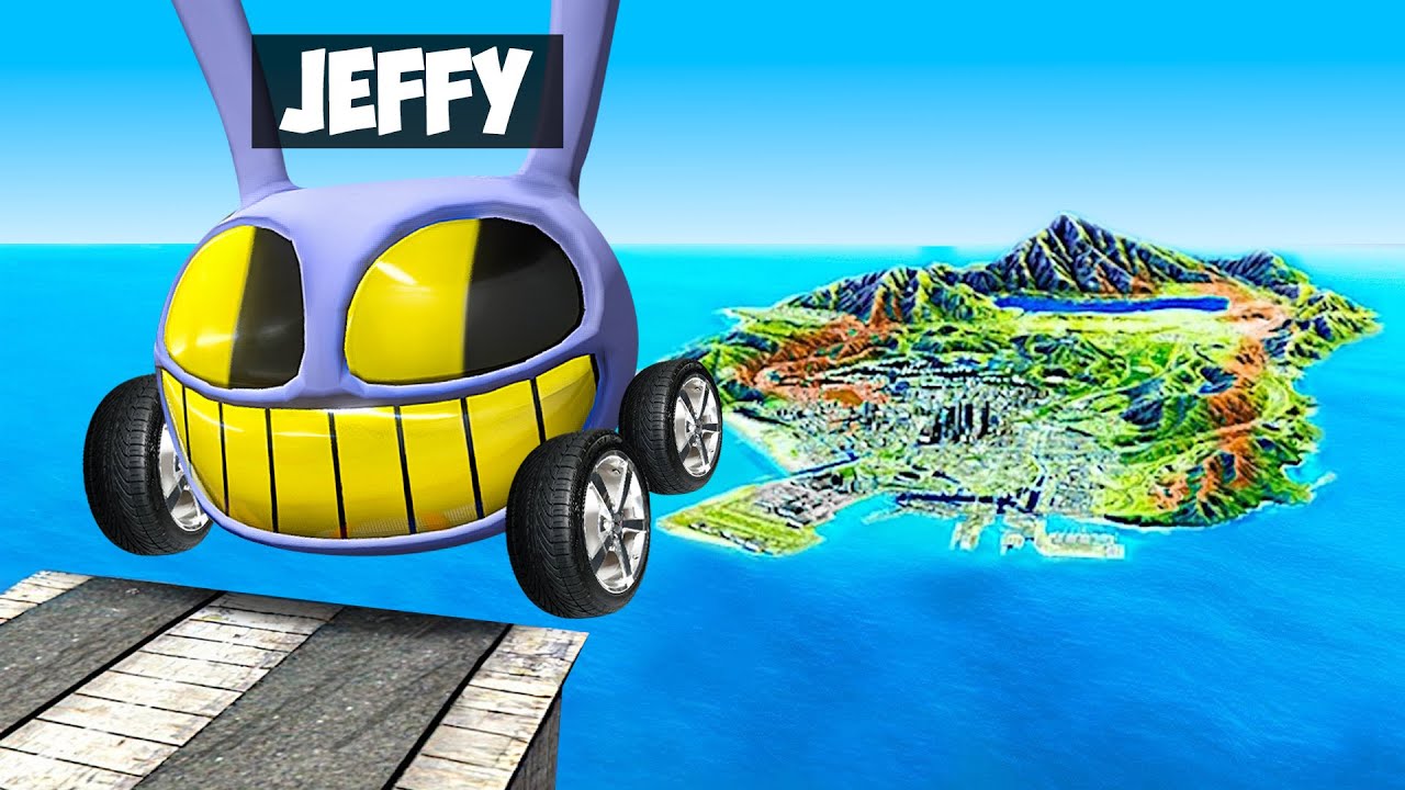 Jeffy Jumps JAX Cars Across ENTIRE MAP In GTA 5!