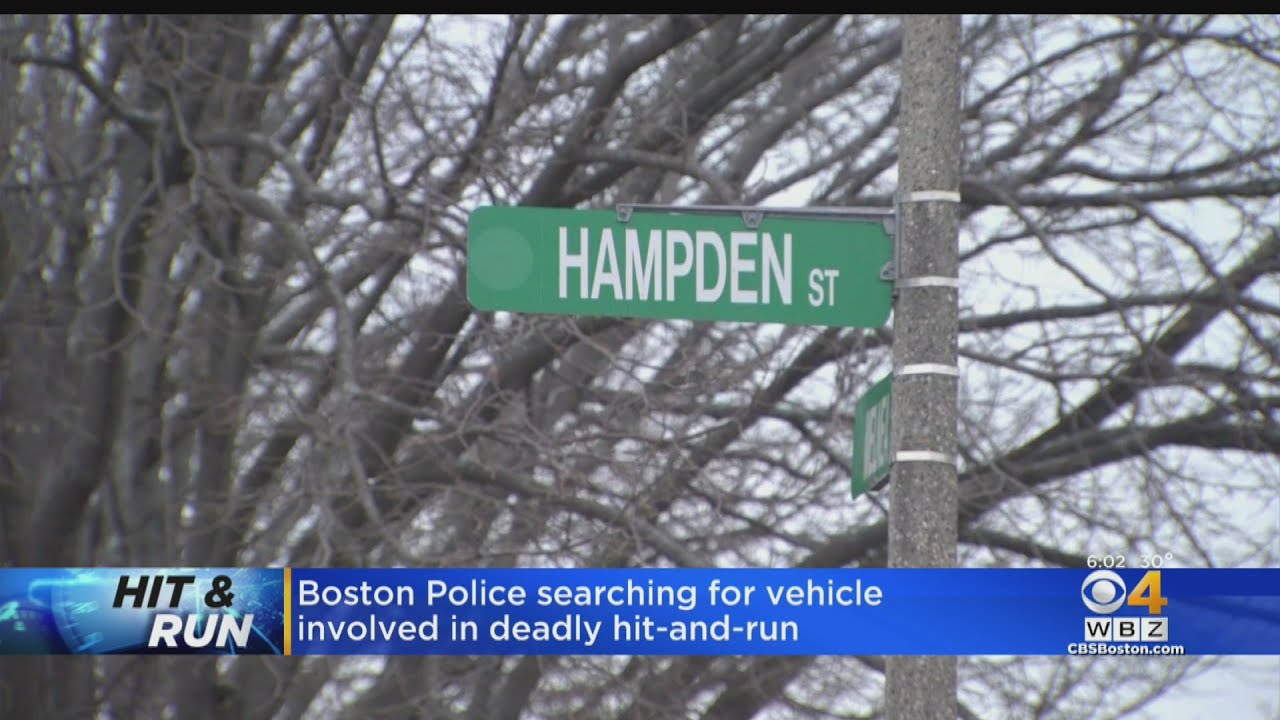 Police search for car involved in deadly hit-and-run in Boston - YouTube