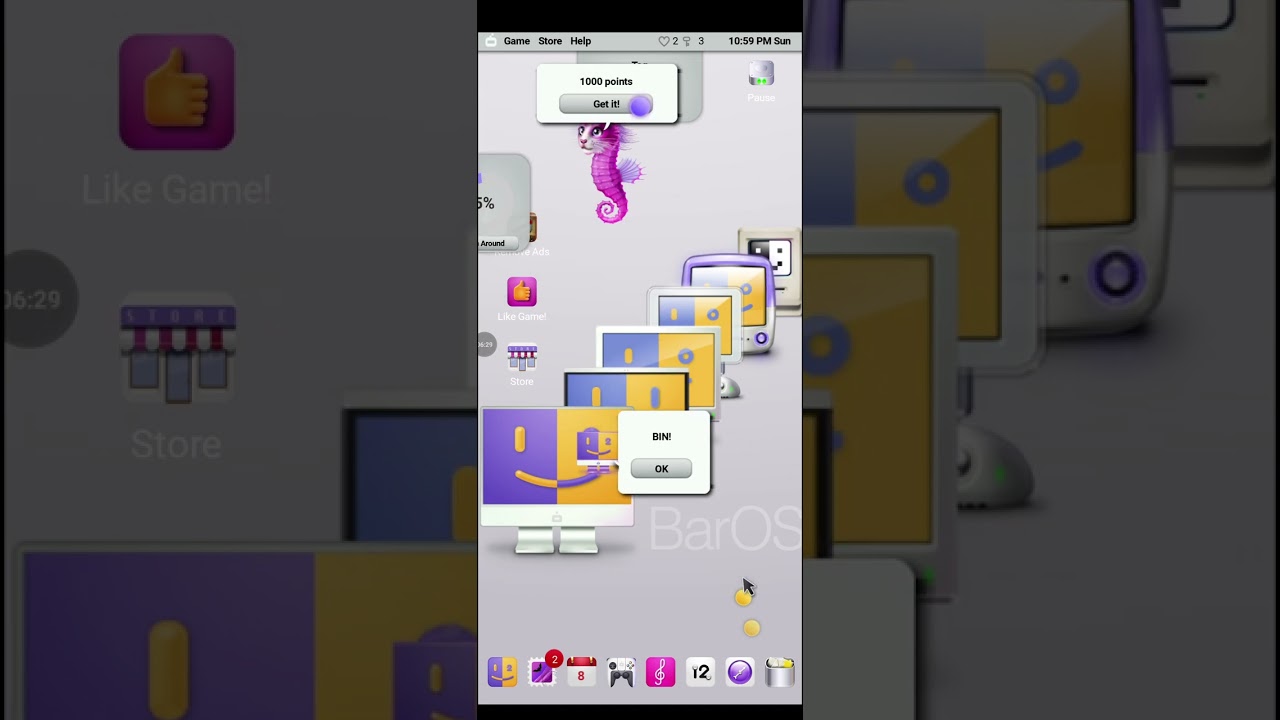 I got BarOS 12 expert again + tenebrous theme 