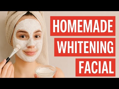 Homemade whitening facial for glowing skin #beauty#whiteningfacial#whiteningfacepack