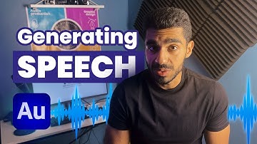 How To Generate Stunning Speech Using Adobe Audition!