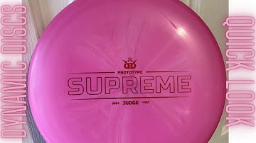 Quick Look Dynamic Discs Supreme Judge