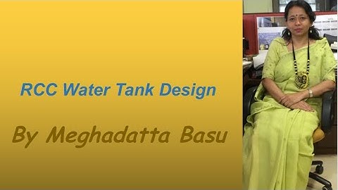 RCC Water Tank Design