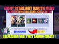 UNTUNG BESAR!! CARA DAPAT SKIN STARLIGHT HARITH MURAH | 32TIKET GRATIS SANRIO MOBILE LEGENDS TERBARU