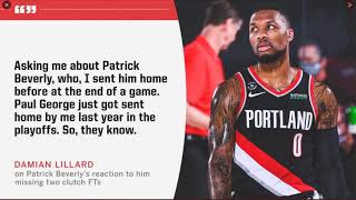 PAUL GEORGE AND DAMIAN LILLARD BEEF ON SOCIAL MEDIA! PLAY IN TOURNAMENT IN THE WEST! NBA Recap Aug 9