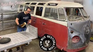 VW Bus 21 Window Restoration episode 6