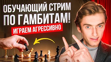 ОБУЧАЮЩИЙ СТРИМ по гамбитам! Учимся атаковать в духе Михаила Таля и Пола Морфи!