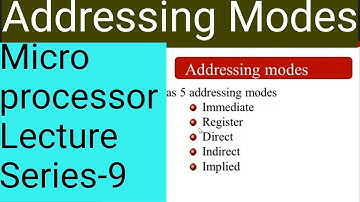 Microprocessor Lecture series -9|8085 |Addressing modes| Malayalam